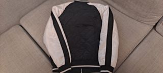 Cazadora bomber Zara - negra y blanca