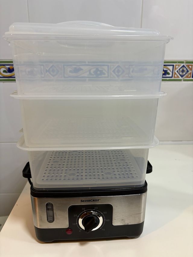 Cocedero de Vapor SilverCrest 3 pisos