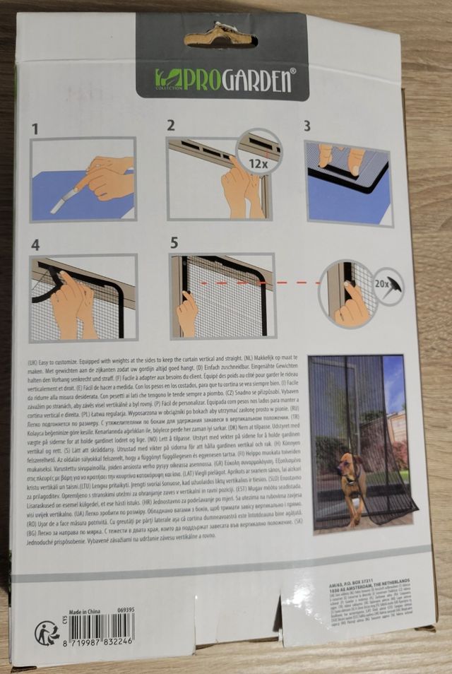 Mosquitera magnética puerta 150x210cm