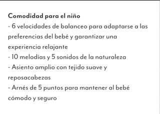 Columpio Eléctrico Musical Graco Glider Lite Beige