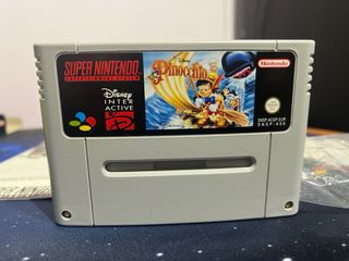 SNES Disney Pinocho PAL - Completo. nintendo