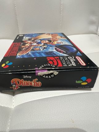 SNES Disney Pinocho PAL - Completo. nintendo