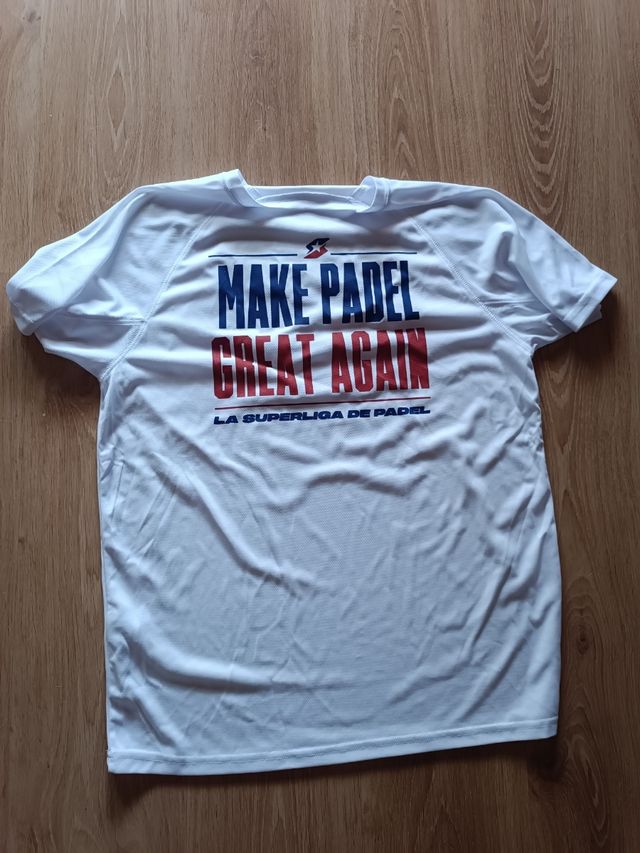 Camiseta pádel blanca
