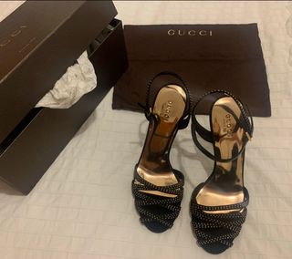 Sandalias Gucci negras talla 36.5