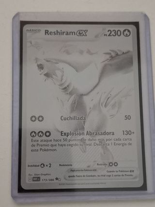 Reshiram EX Blanco - Carta Pokémon Español