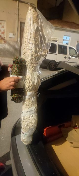 Hamaca algodón beige - NUEVA