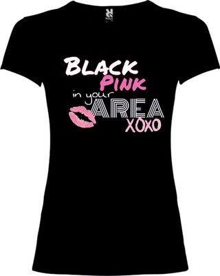 Camiseta BLACKPINK K-Pop Fan Art Exclusivo. No Ofi