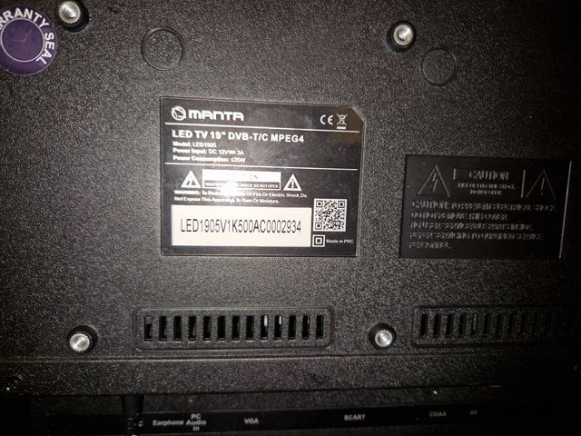TV LED Manta 19" DVB-T/C