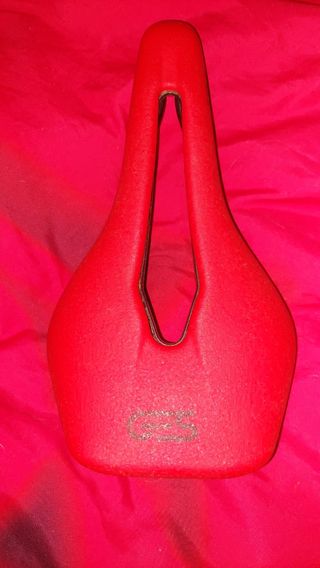 Sillín bici ZELA rojo