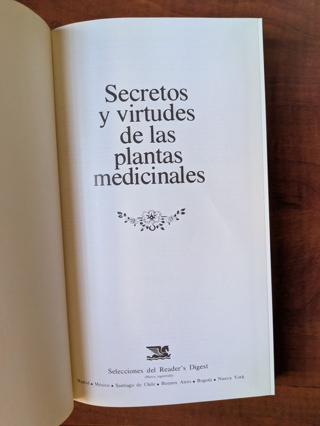 Secretos y Virtudes Plantas Medicinales