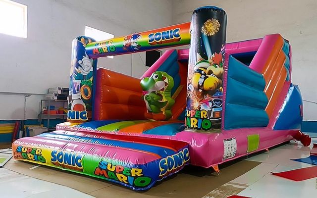 Castillo hinchable Mario & Sonic