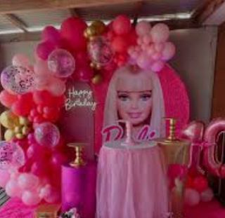 Decoración fiesta Barbie