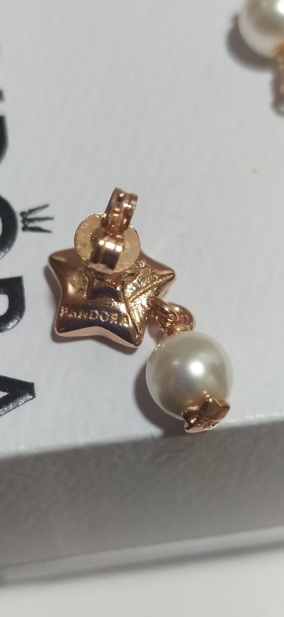 Pendientes Pandora Perla Estrella