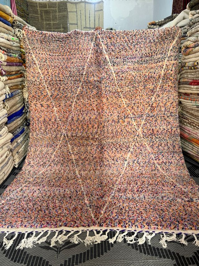 Alfombra Bereber multicolor lana