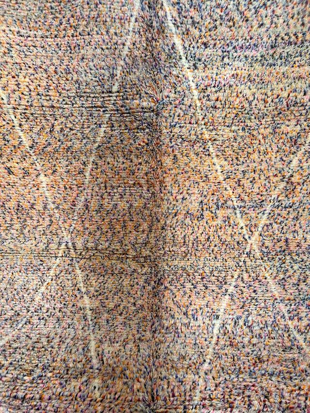 Alfombra Bereber multicolor lana