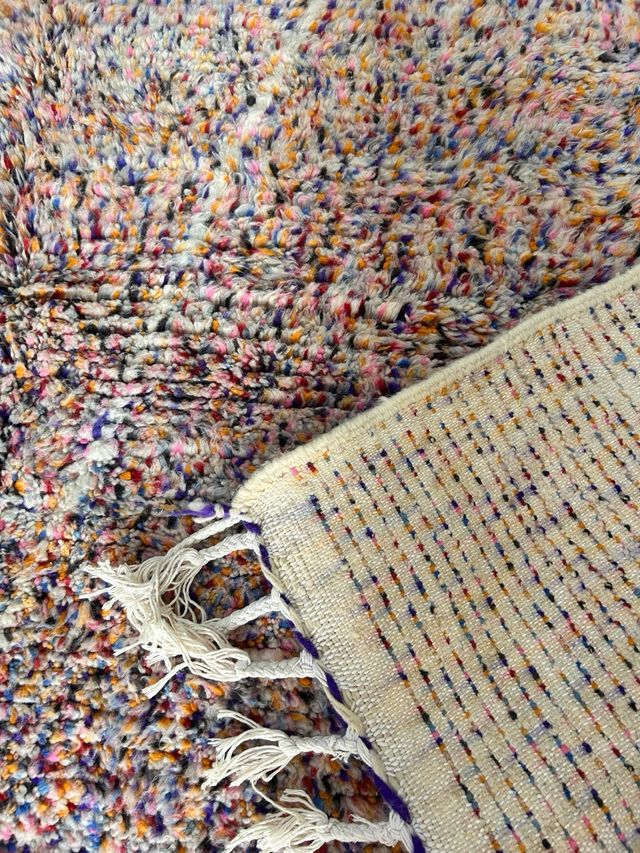 Alfombra Bereber multicolor lana