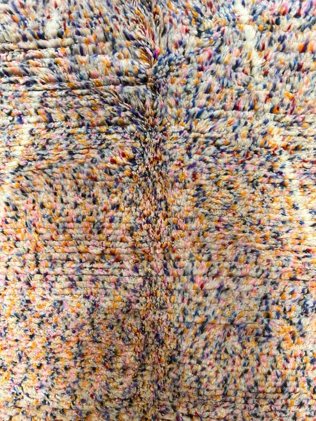 Alfombra Bereber multicolor lana