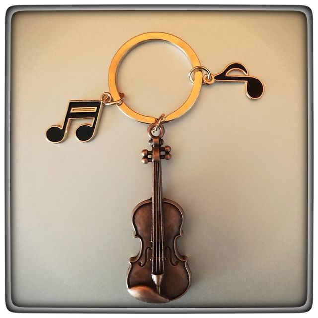 Llavero violín estilo vintage