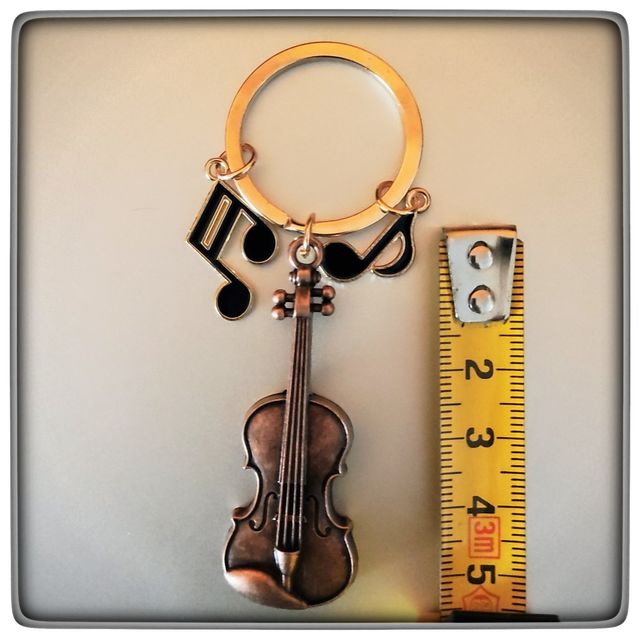 Llavero violín estilo vintage