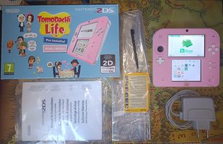 Nintendo 2DS Rosa - Tomochi Life