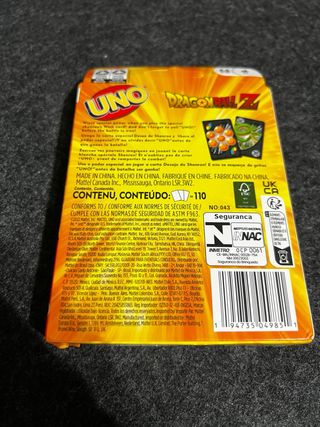 UNO Dragon Ball Z: Juego de cartas