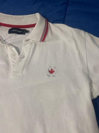 Polo DSquared2 blanco