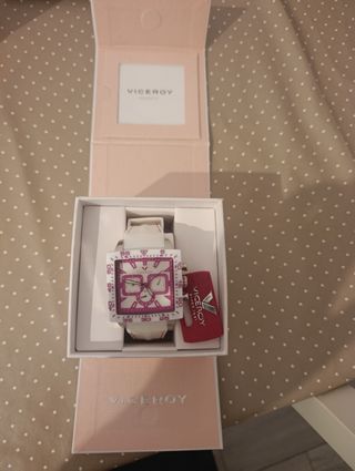 Reloj Viceroy blanco y rosa