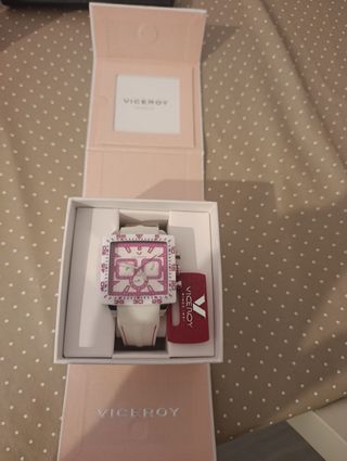 Reloj Viceroy blanco y rosa