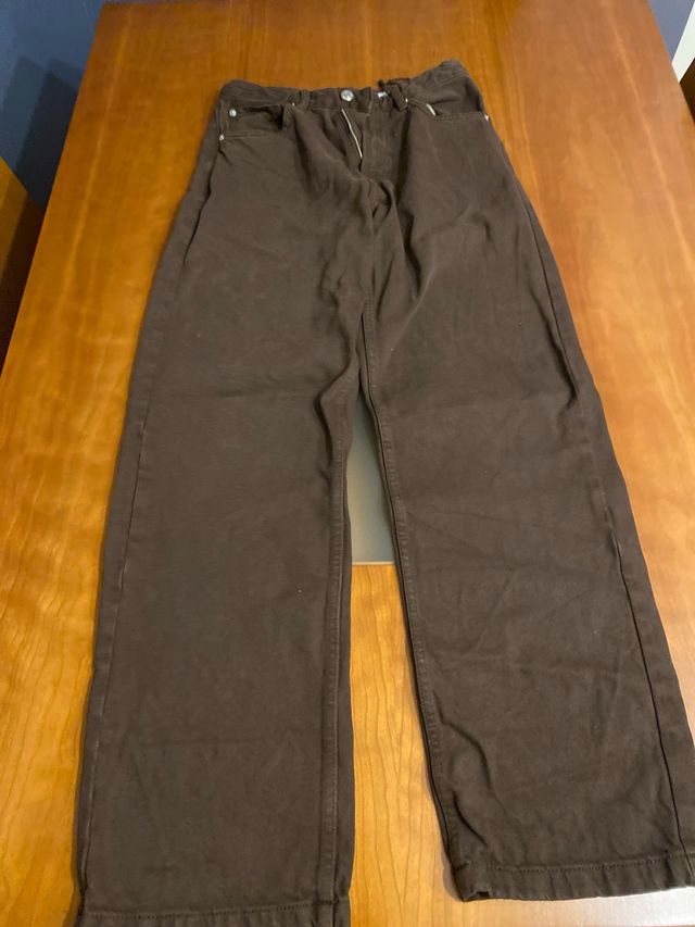 Vaqueros marrón hombre largos