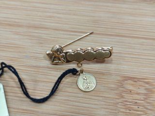 Alfiler bebe oro 18 ktes.