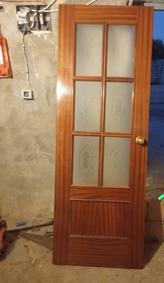 Puerta interior cristalera madera
203 altox72ancho