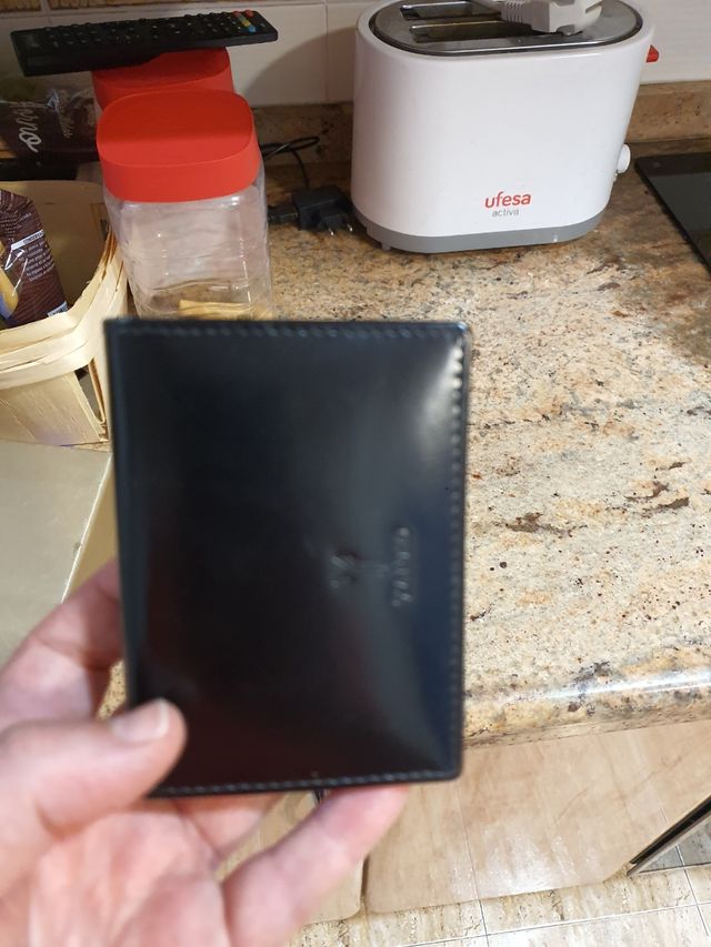 Tarjetero YANko Piel negra