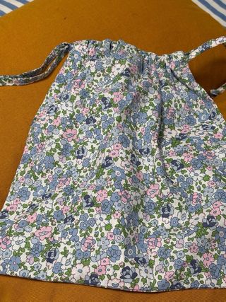 Bolso guardapolvo flores