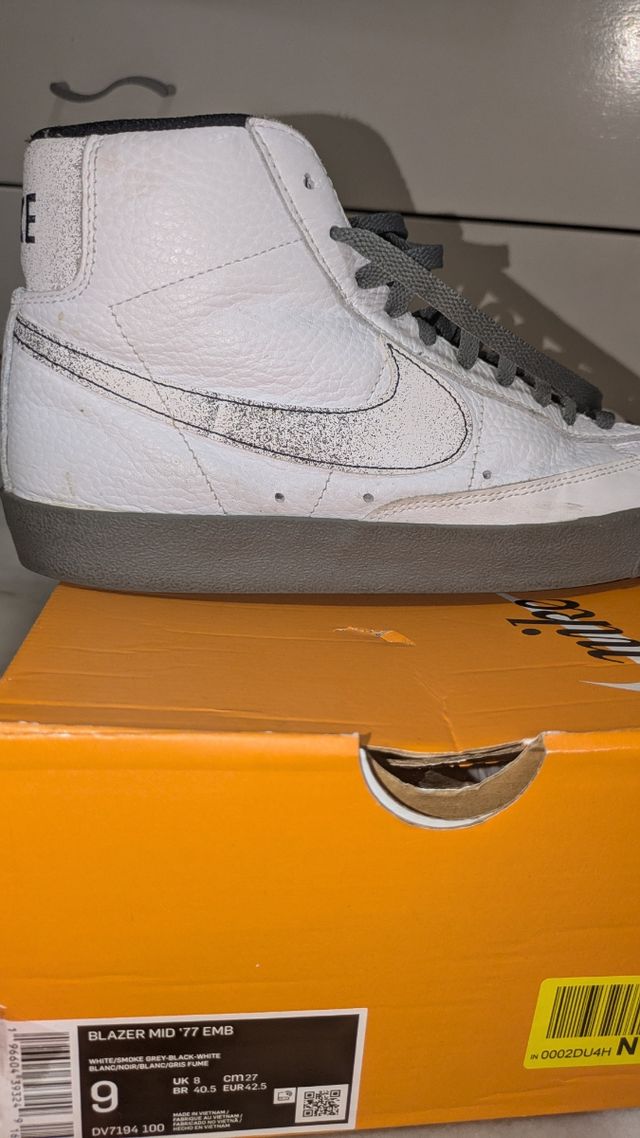 Nike Blazer Mid '77 - 42.5 Gris/Blanco
