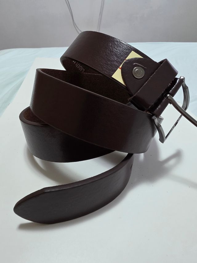 Cinturón Marrón / Cuero Genuino - 120/130 cm