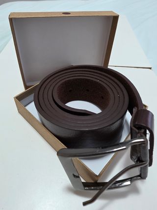 Cinturón Marrón / Cuero Genuino - 120/130 cm