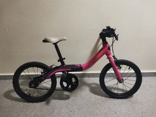 Bicicleta niña 16" Plegable