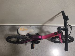 Bicicleta niña 16" Plegable