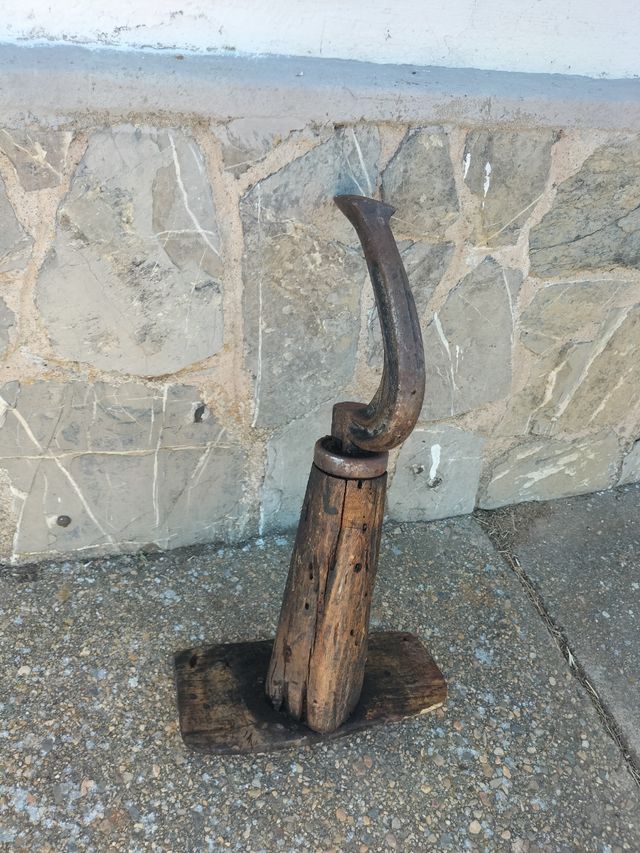 Yunque zapatero antiguo