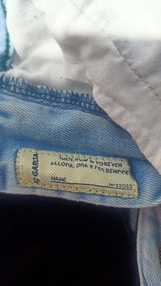 Shorts vaqueros niño