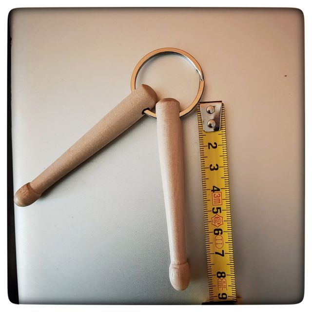 Llavero baquetas batería