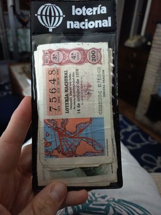 Lotería Nacional: 41 billetes anti Presenta oferta