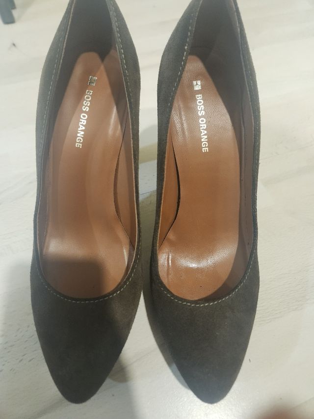 Tacones BOSS ORANGE - Verde oliva