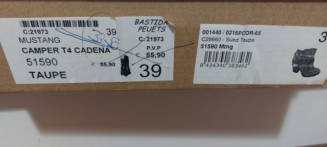 Botines Mustang marrón