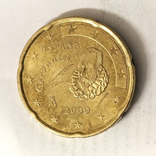 10-03908-España 20 cent € -  2009 - cuño roto lami