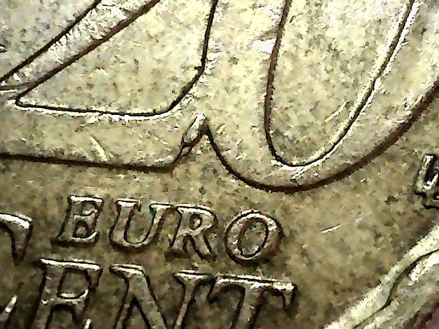 10-03912-España 20 cent € -  1999 - cuño roto 20 +