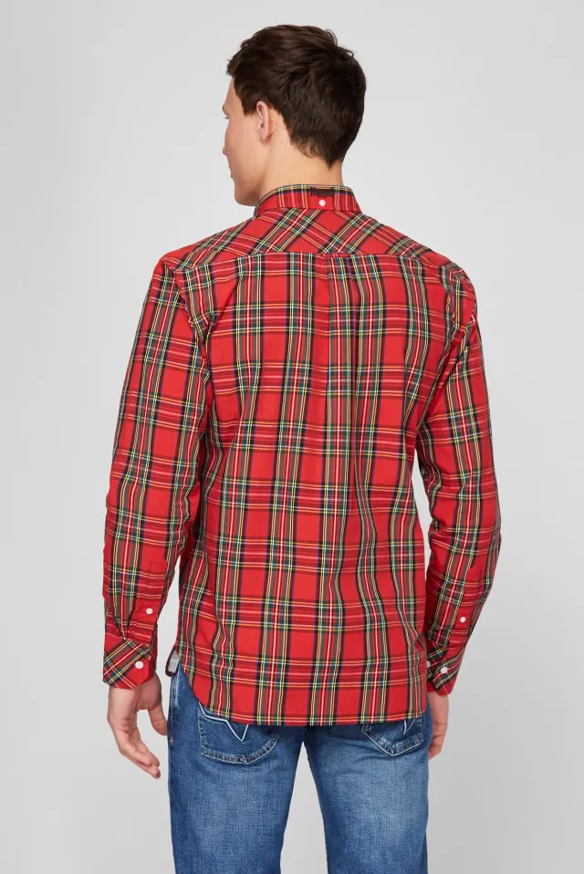 Camisa manga larga escocesa Lonsdale. Hay tallas