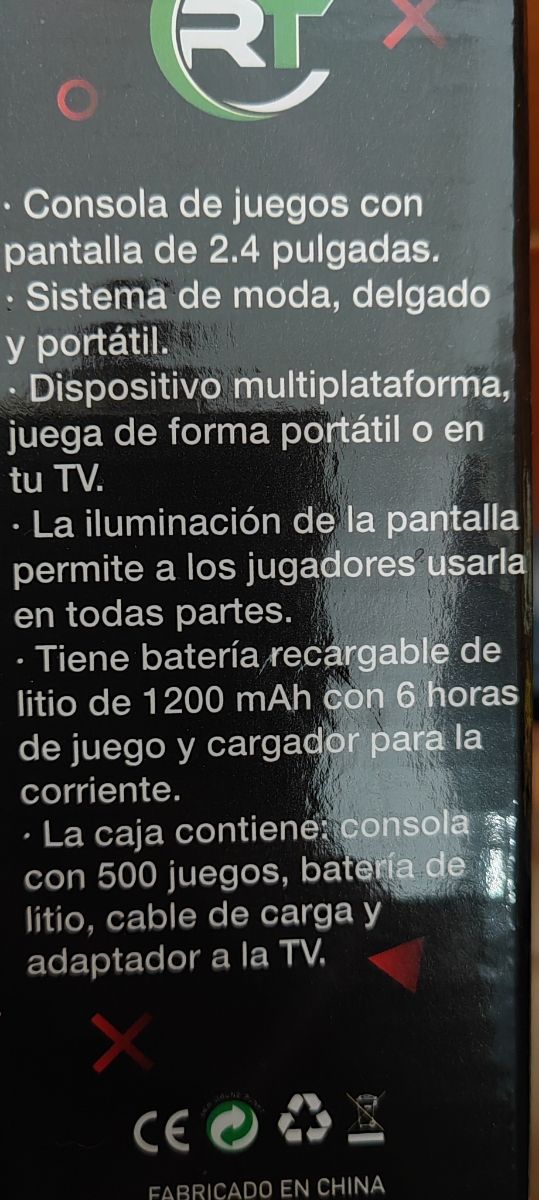 Consola Retro 400 en 1 - Roja