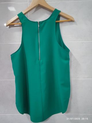 4 blusas verano: azul, verde, mostaza