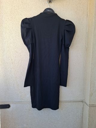Vestido manga abullonada